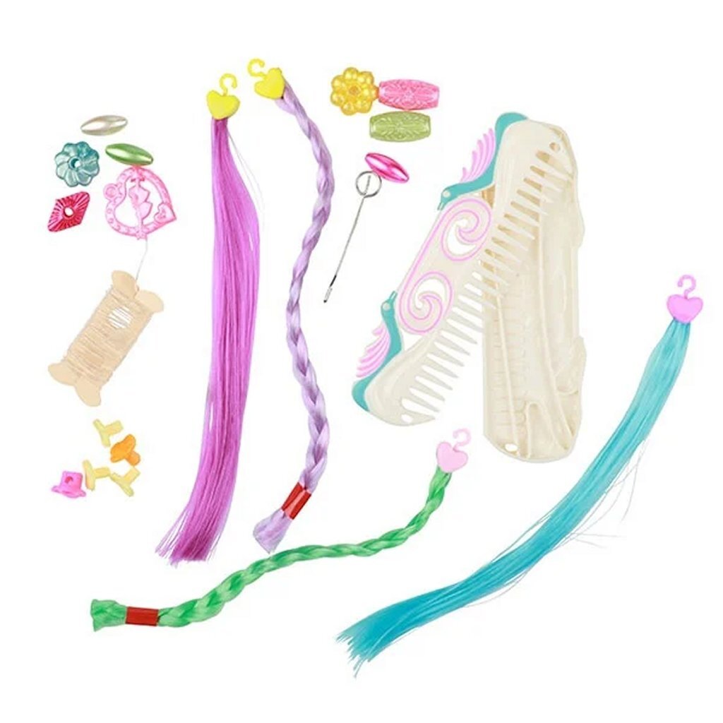 TOI TOYS Decora tus cuentas de cabello y cerraduras de cabello