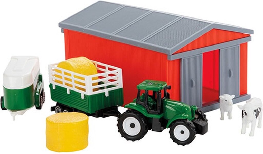 Toi-Toys Toi Toys Tractor Set med kaste forskellige versioner