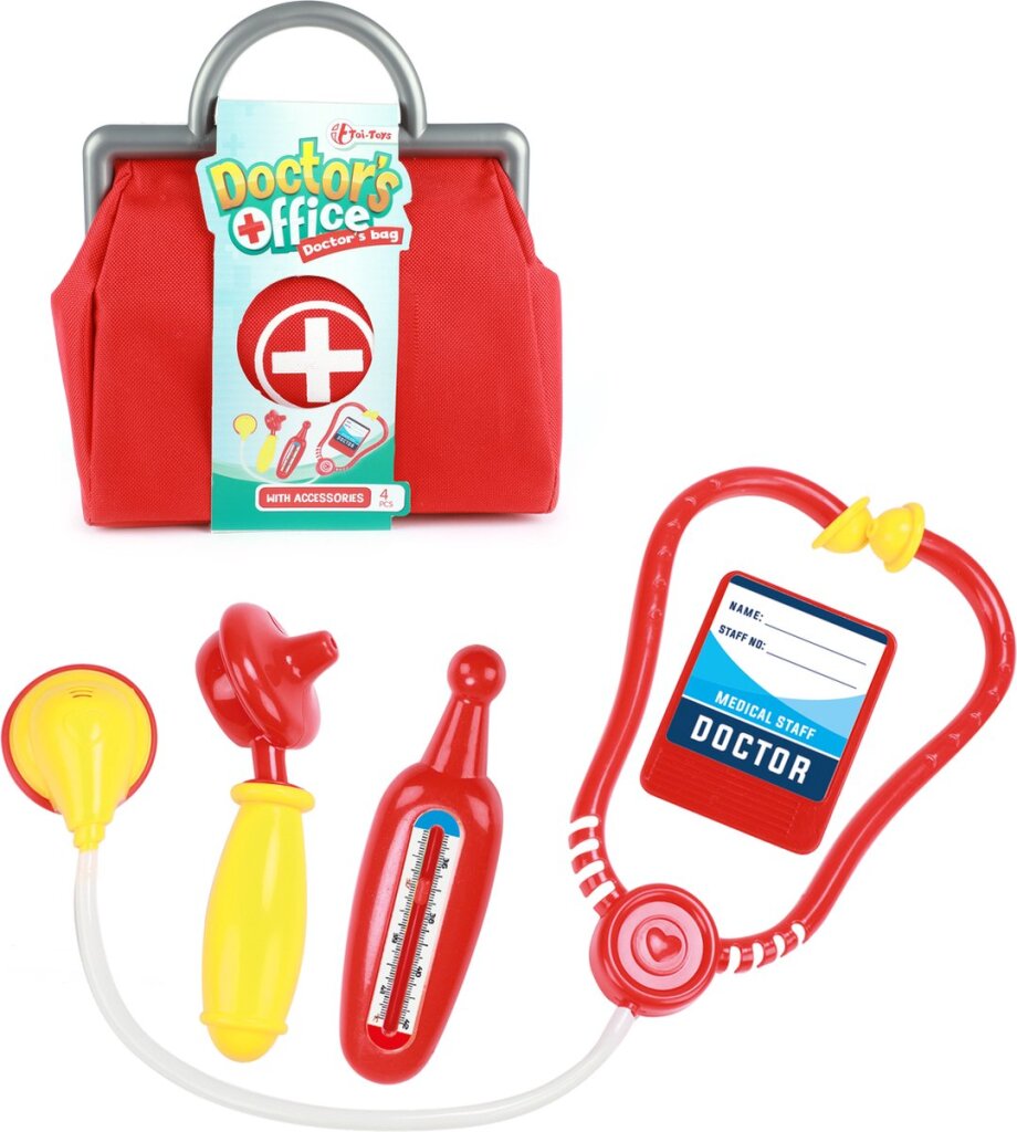 Toi-Toys Doctor's Set In Bag With Spray and Thermometer