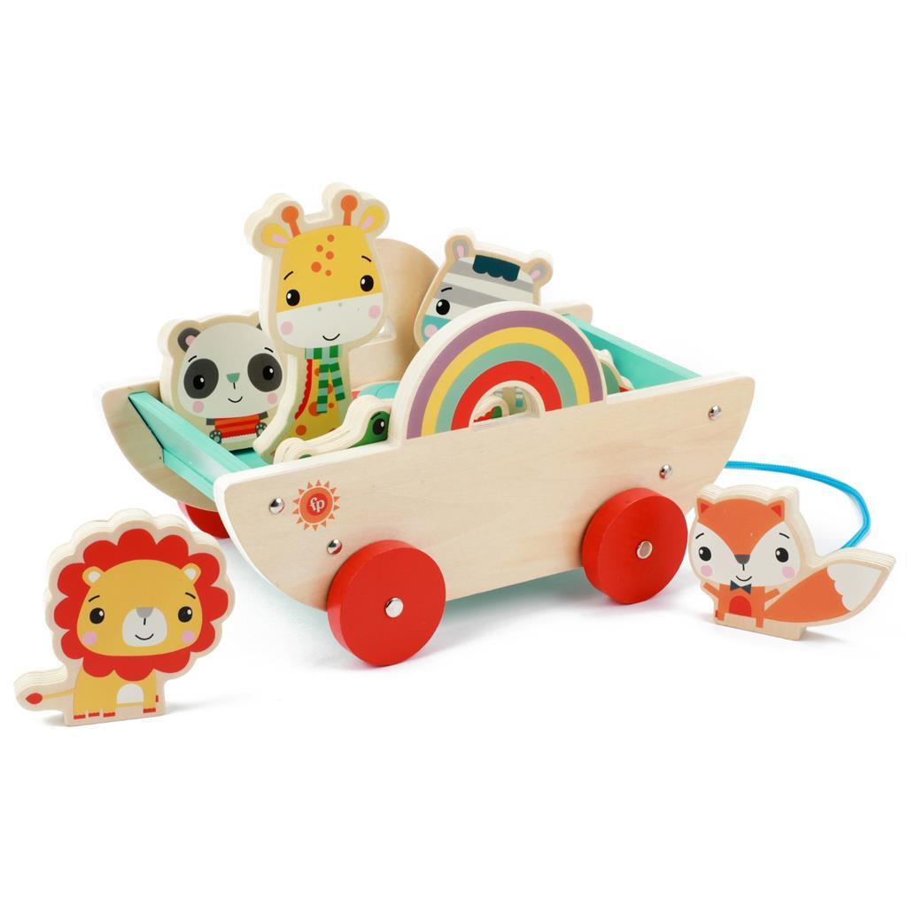 Fisher Price Bolderkar med animaliskt trä