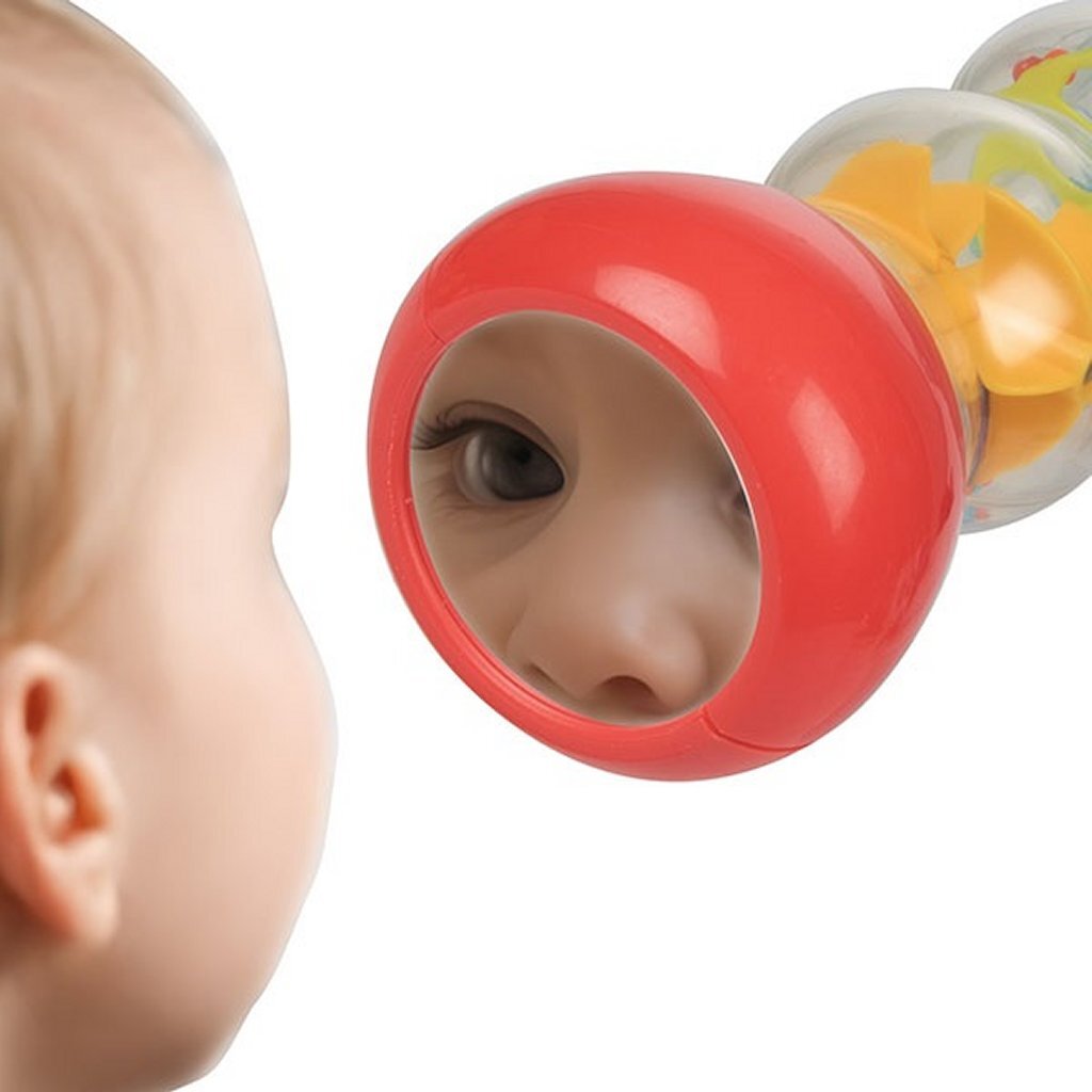 Toi-toys Little Stars Rups Rattle con specchio