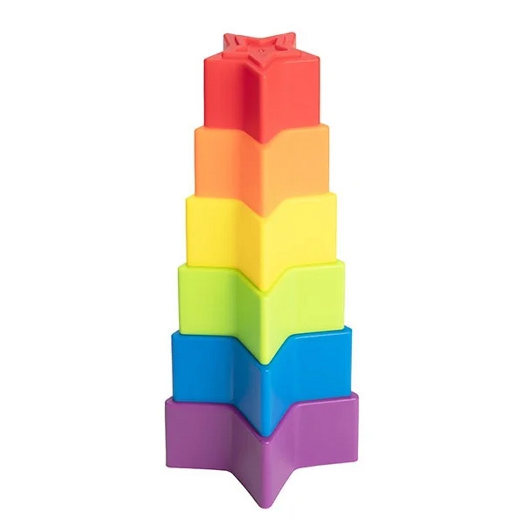 Toi-Toys Little Stars Stack Tower Star 6-dílná