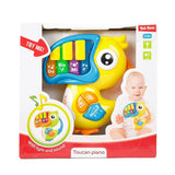 TOI-TOYS Petites étoiles Baby Piano avec de la musique Toucan avec de la lumière et du son