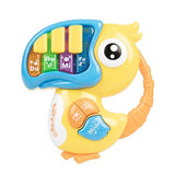 TOI-TOYS Petites étoiles Baby Piano avec de la musique Toucan avec de la lumière et du son