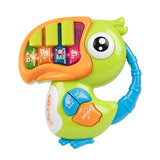 Toi-toys lilla stjärnor baby piano med musik toucan med ljus och ljud