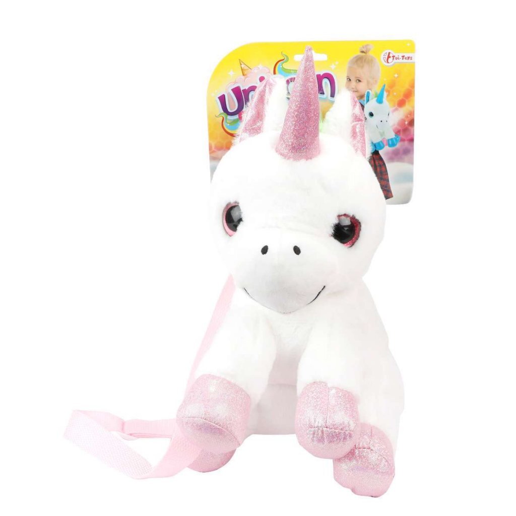 Toi-Toys Unicorn Cuddle Ryggsekk 30 cm