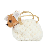 Toi-Toys plysj Chihuahua Dog in Blingbling Handbag