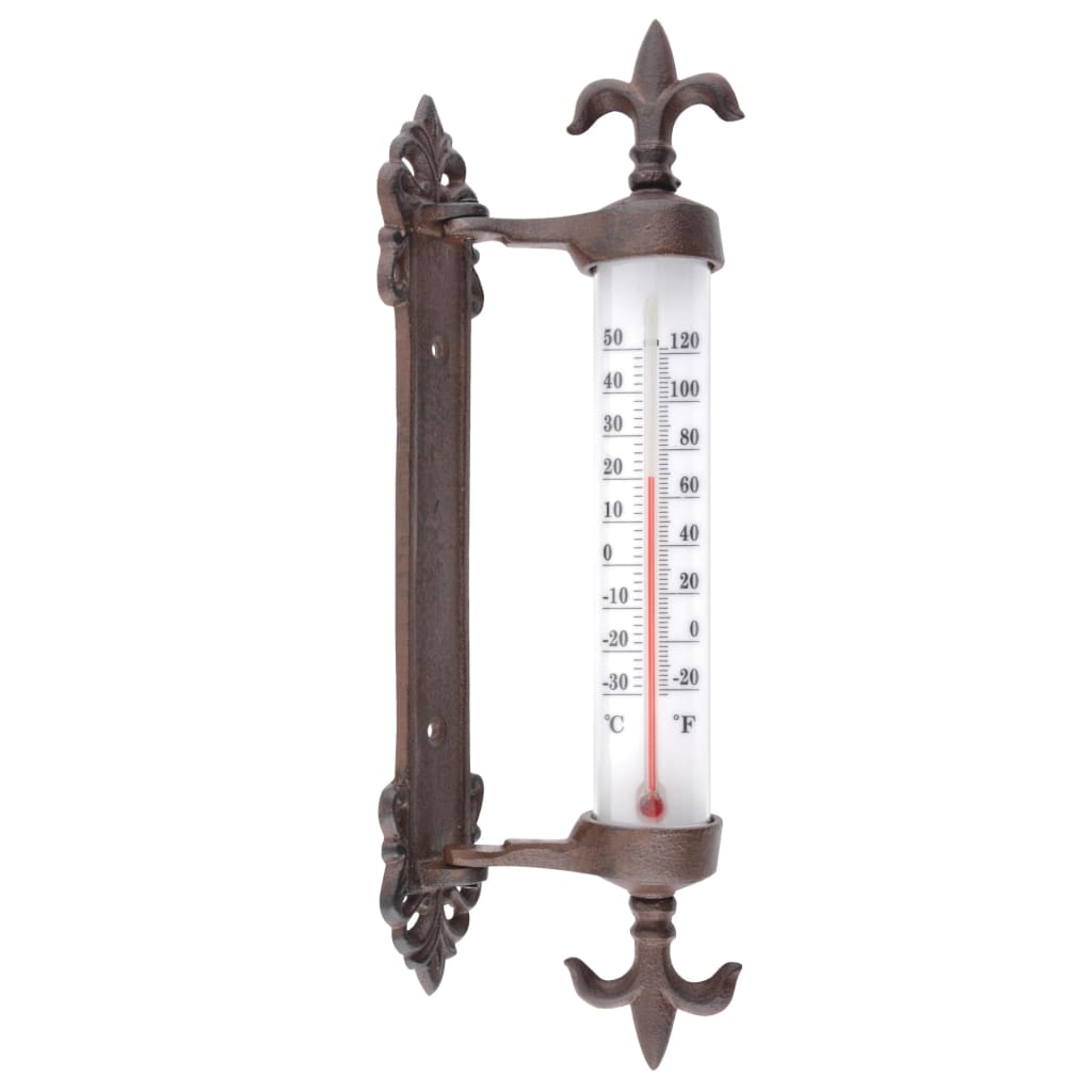 Esschert Design Esschert Design Window Frame Thermometer Gjutjärn