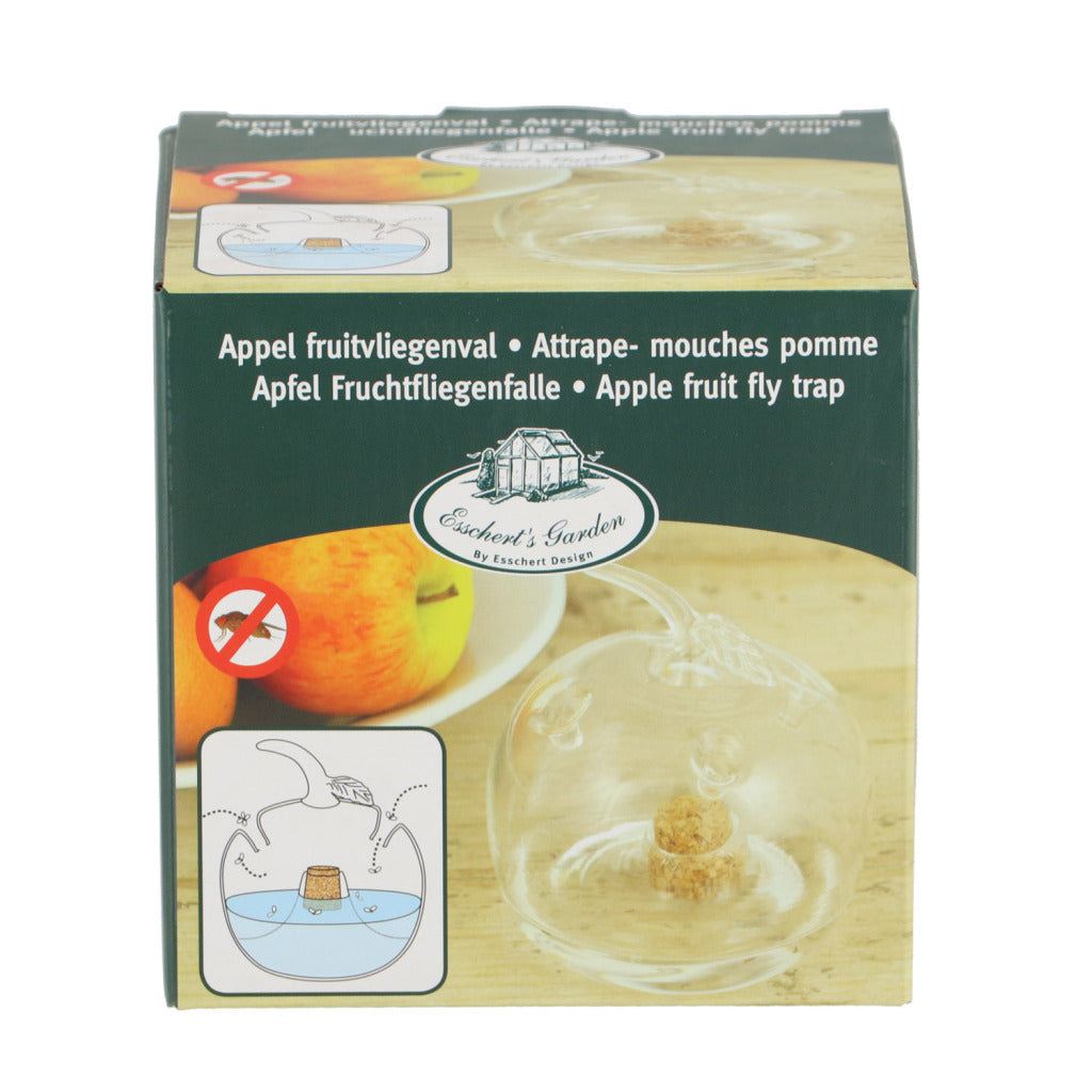 ESSCHERT Design Essschert Design Fruit Flying Pap Apple 9.4x9,5 cm prozorno