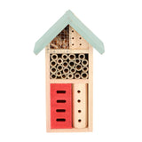 Esschert Design Wooden Insect Hotel 9x15x26 cm Naturlig mynte grønn rød