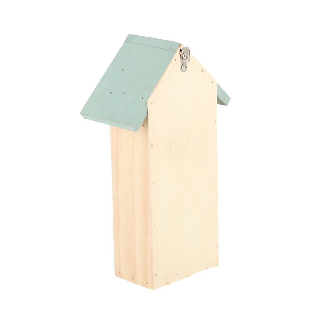 Esschert Design Wooden Insect Hotel 9x15x26 cm Natural Mint Green Red