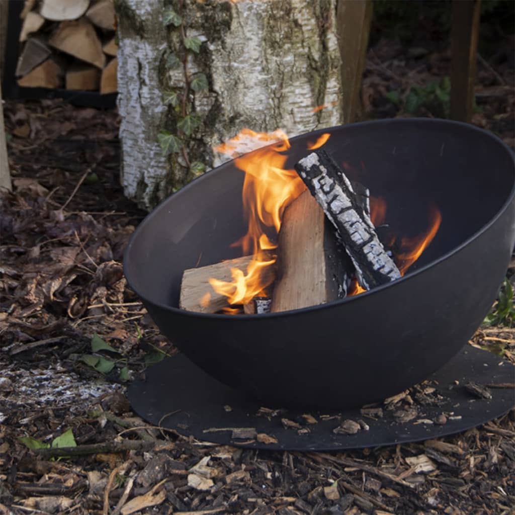 Esschert Design Esschert Design Fire Bowl Hellend på disk Black