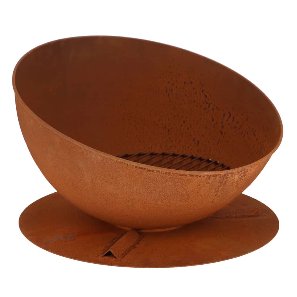 ESSCHERT DESIGN ESSCHERT DESIGN FIRE BOWL HELLEND PÅ DISK RUST -färgad