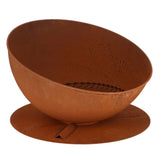 Esschert Design Esschert Design Fire Bowl Helllend on Disk Rust -Colored