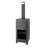 Esschert Design Esschert Design Terrace Stove avec Pizza Oven Black