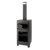 Esschert Design Esschert Design terrace stove with pizza oven black