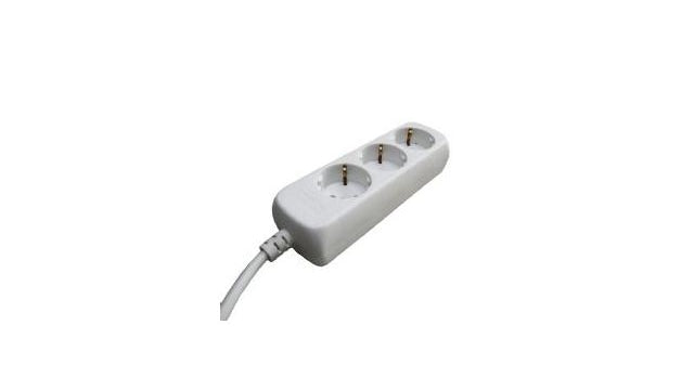 Vb 41138 Table Socket 3-Fold + ra 3x1mm