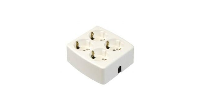 VB 61295 TABULKA SOCKET 4-FOLD + RA bez šroubovatelné bílé šňůry