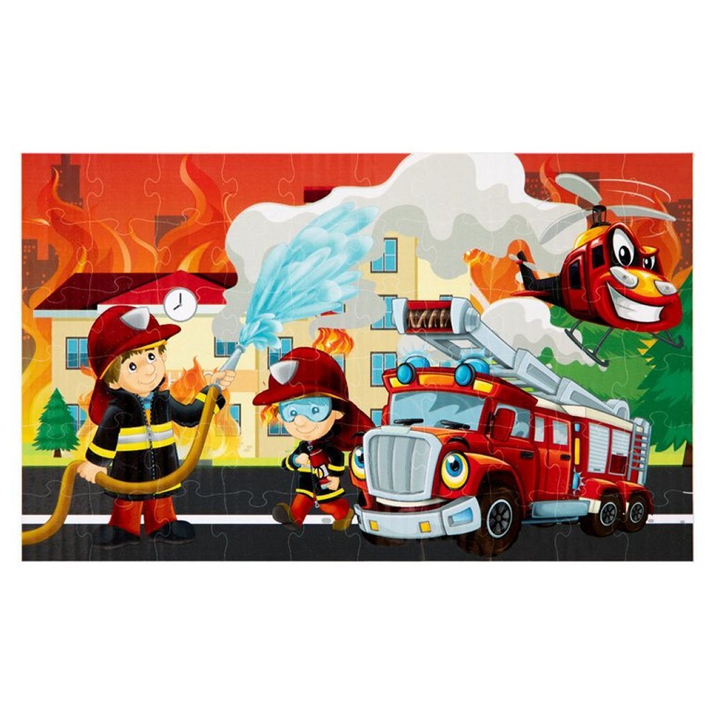 Creative Craft Group Vloerpuzzel Brandweer, 60st.