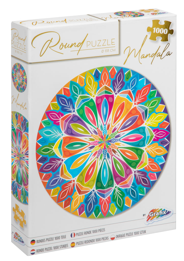 Grafix Mandala Round Puzzle 1000 pièces