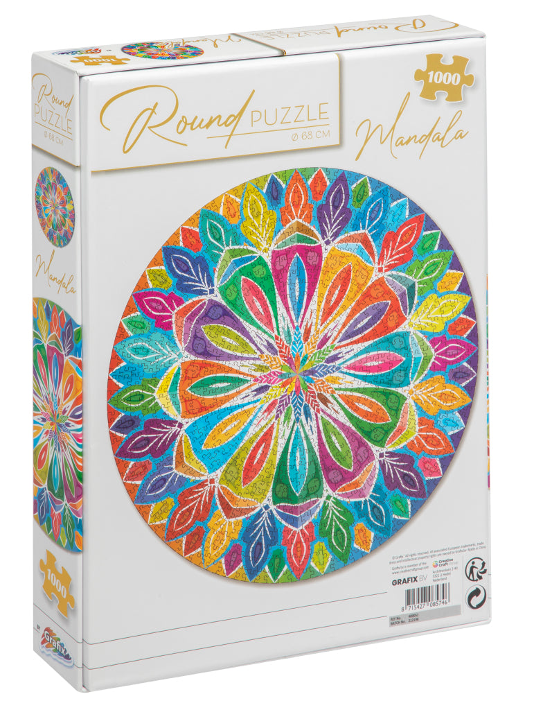 Grafix Mandala Round Puzzle 1000 pièces