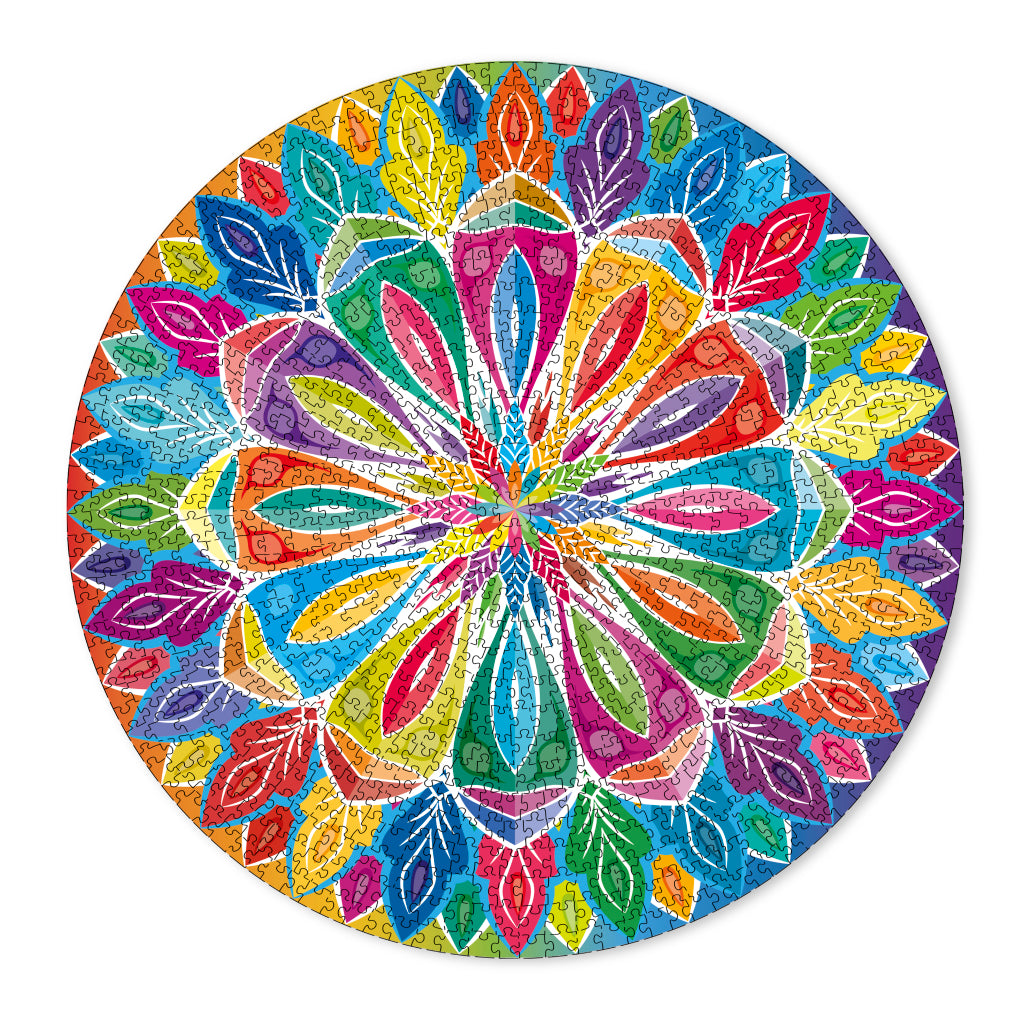 Grafix Mandala Round Puzzle 1000 pièces