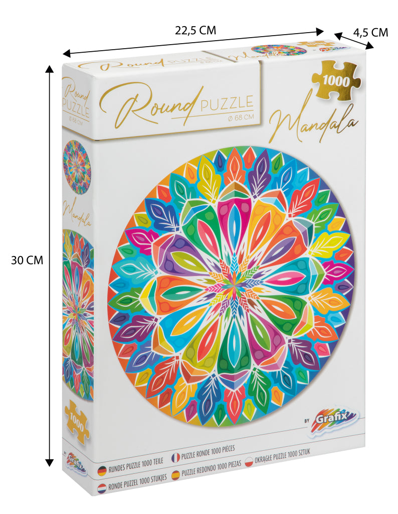 Grafix Mandala Round Puzzle 1000 Stücke