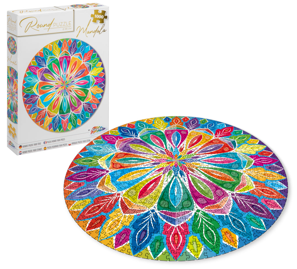 Grafix Mandala Round Puzzle 1000 pièces