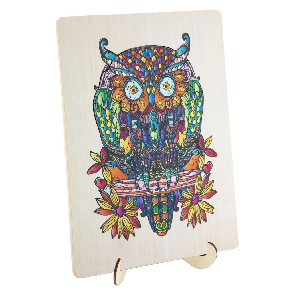 Creative Craft Group Moxy Wood Puzzle Owl 133 stykker