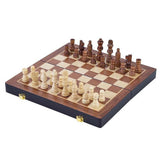 Jeu d'échecs bois pliant en bois de cendres