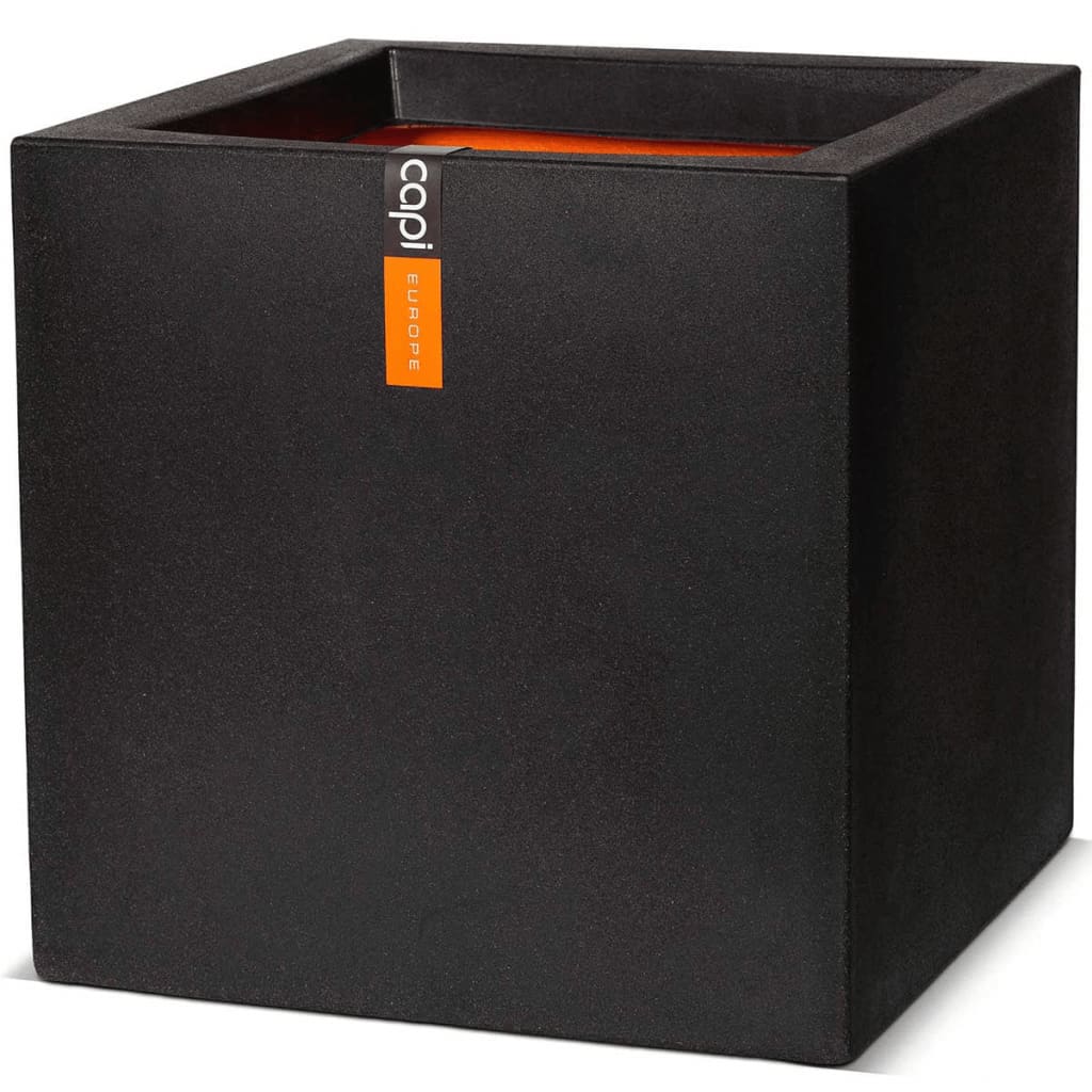 Capi Capi Planter Urban Smooth Square 30x30x30 cm Negro KBL902