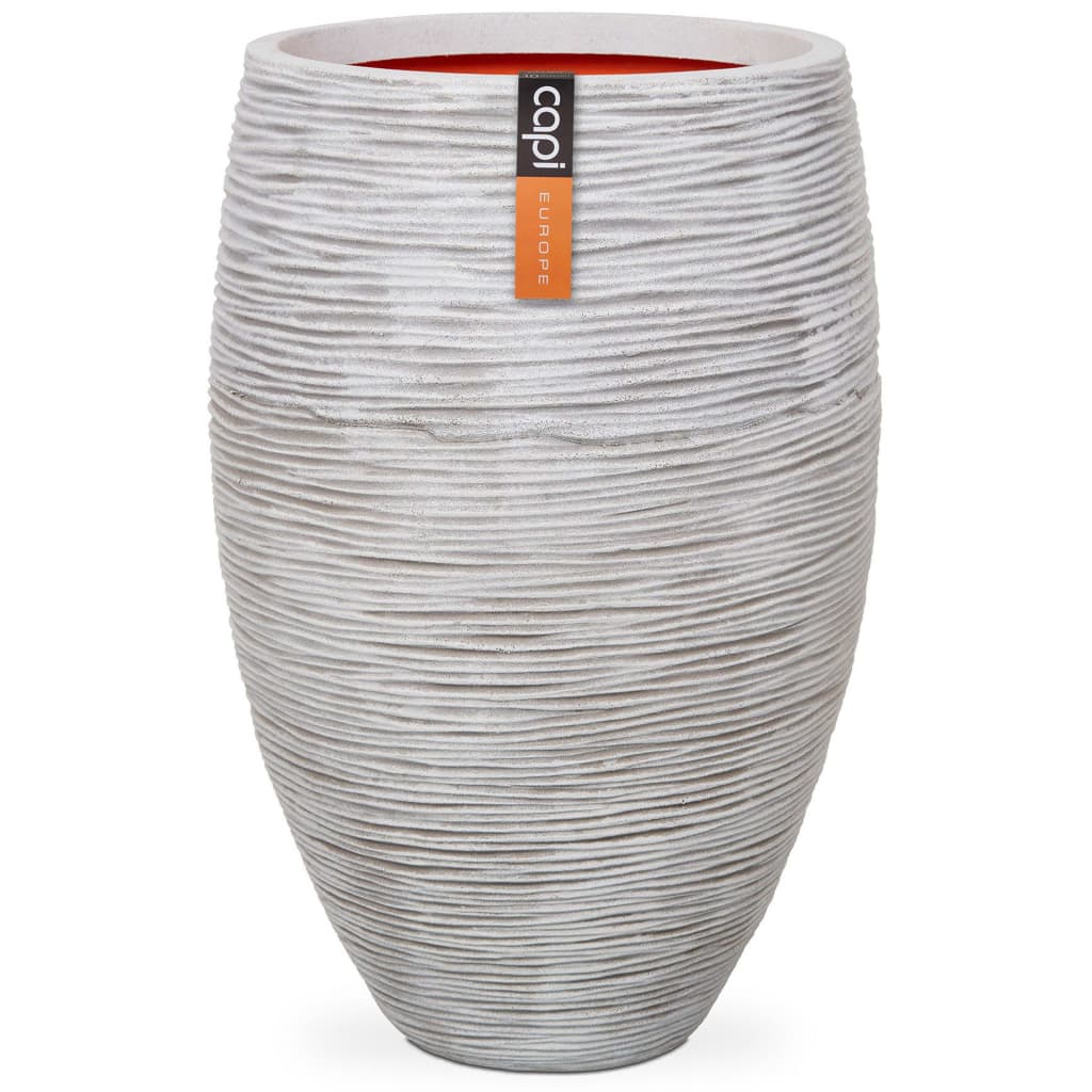 Capi Capi Flowerpot Nature Rib Elegant Deluxe 40x60 CM Color de marfil Kofi1131