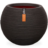 Capi Capi Flowerpot Nature Rib Spherical 62x48 cm sort KBLR271