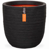 Capi Capi Flowerpot Nature Row 35x34 cm czarny kblro932