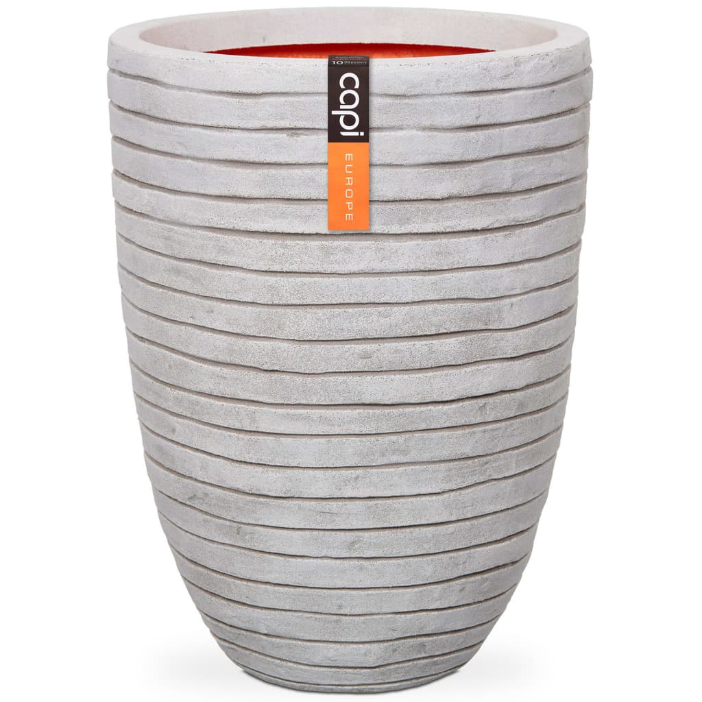 Capi Capi Flowerpot Nature Row Elegant Low 46x58 cm elfenben -farget Krwi783