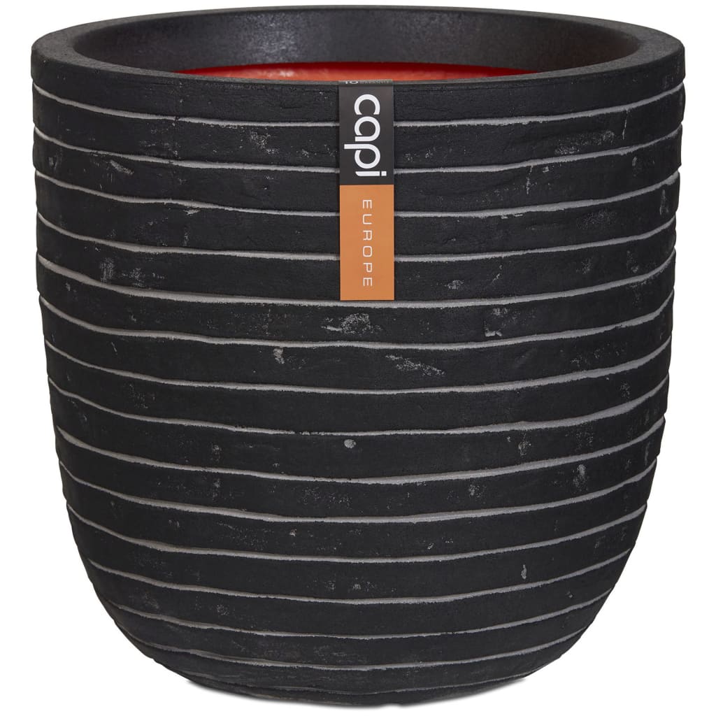 Capi Capi Flowerpot Nature Row 35x34 cm anthracite krwz932