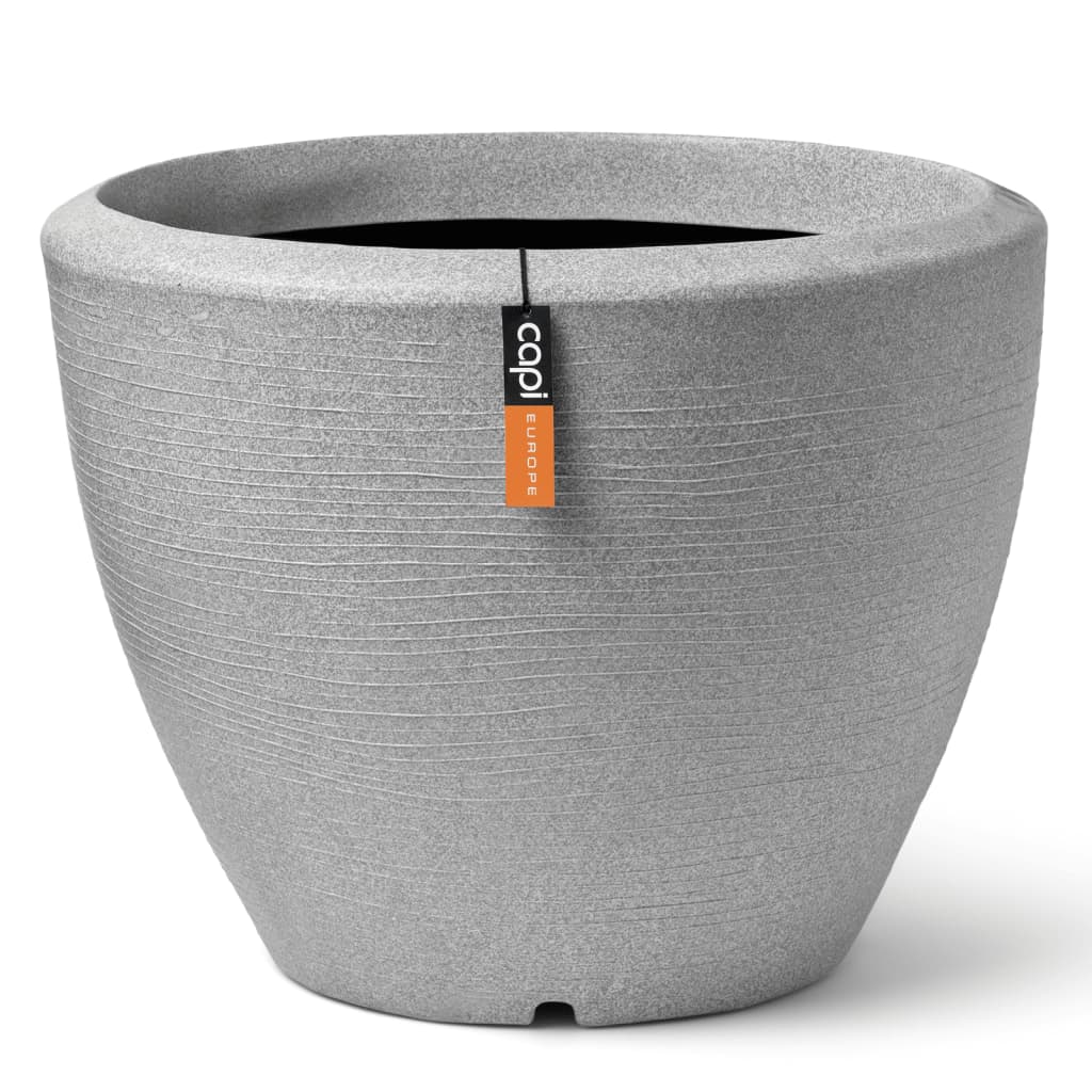 Capi Capi Flowerpot Arc Granite Zuzel nízký 48x35 cm slonovina barevná