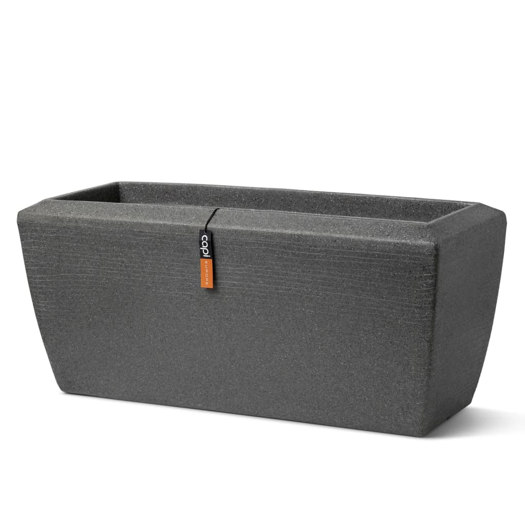 Capi capi planter båge granit rektangulär 60x35x40 cm antracit -färgad