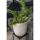 Capi Capi Flowerpot Rible Washed 35x34 cm Terrazzo Beige