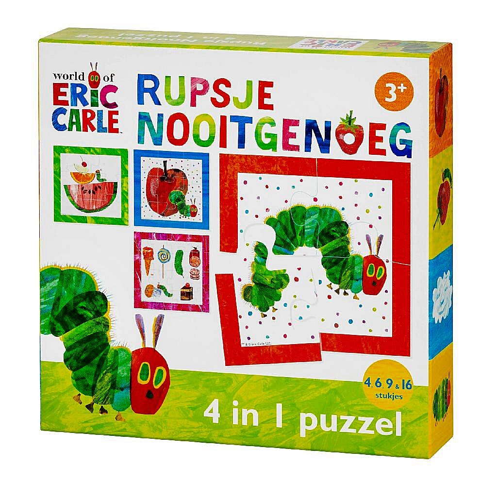 Bambolino Toys Rupsje Nooitgenoeg Puzzel, 4in1