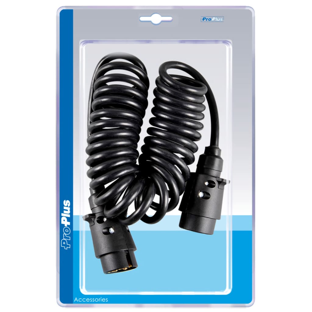 Kabel spiralny Proplus z wtyczką 2x7-pin 3 m