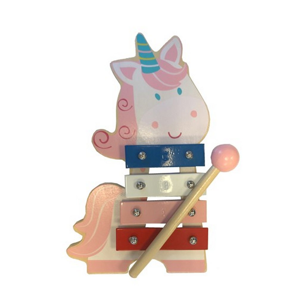 Simplement pour les enfants xylophone de licorne en bois