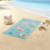 Good Morning Good Morning beach towel Moody 75x150 cm Aquaflaw