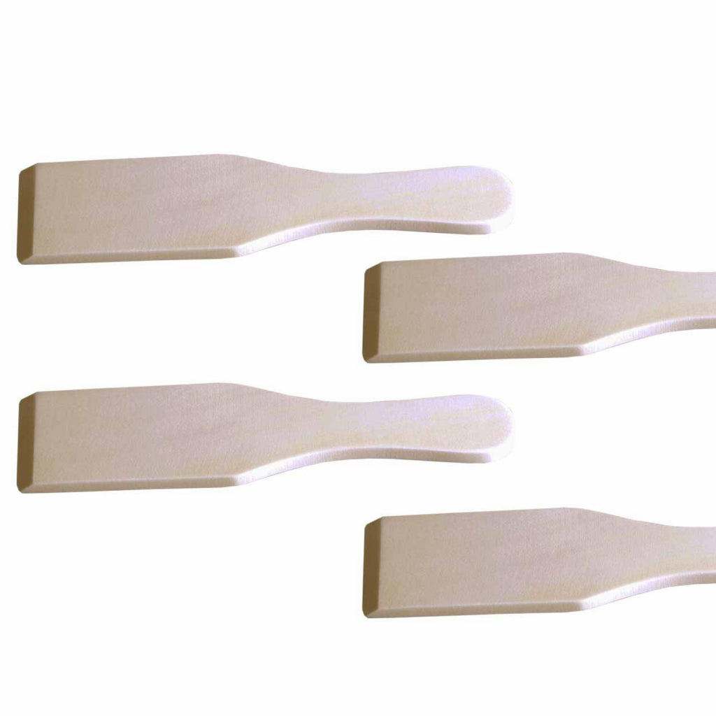 Spatules gastronomiques de base en bois 4 pièces