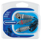 Bandridge bandridge bal4600 subwooferkabel 2x rca male rca female 0.20 m blauw