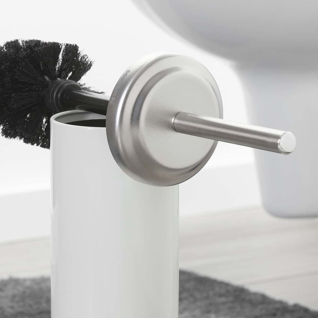 Brosse de toilette en peau de phoque Seals en peau de phoque avec support blanc orienté 361730510