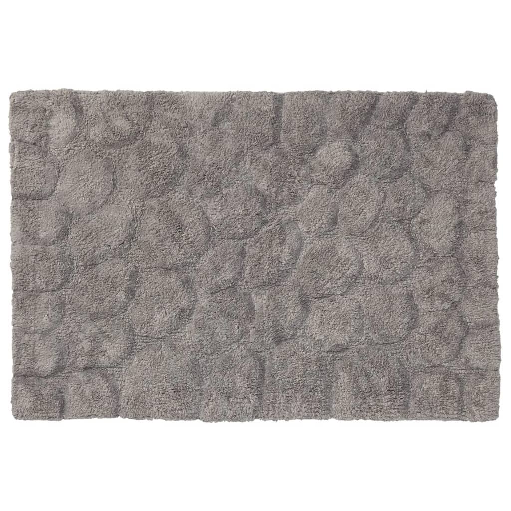 Ciottolo per vasca da bagno di pelle di foca 60x90 cm di cotone grigio