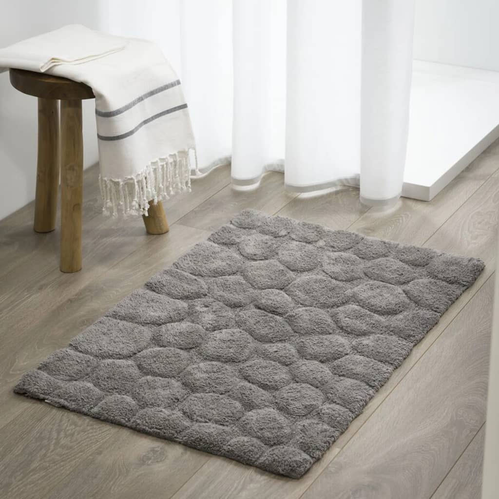 SEALSKIN SEALSkin Bath Mat Pebbles 60x90 cm Coton Gris