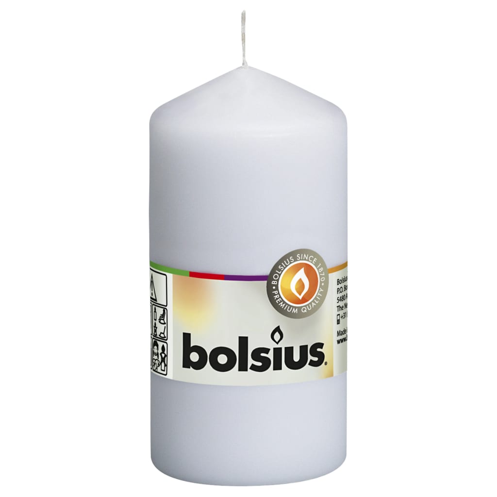 Bolsius Bolsius Stollen Cougies 10 pcs 120x58 mm blanc