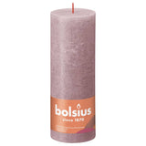 Bolsius Bolsius Stollen Shine 4 St Rustiek 190x68 mm Ash Rose